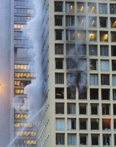 high rise apartment fire